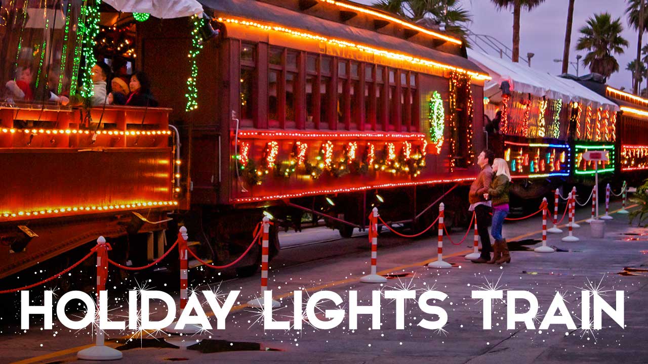 Holiday Train Rides at the Boardwalk